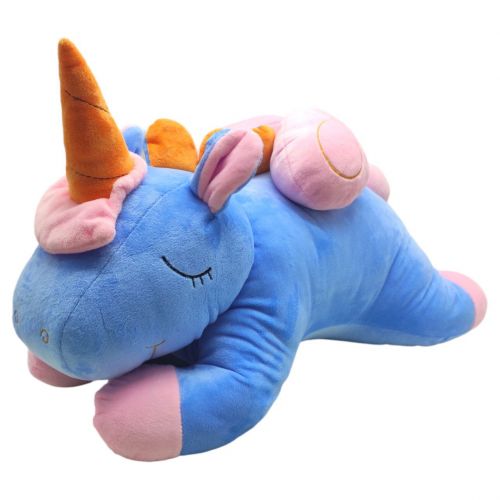 Мʼяка іграшка "Чарівний єдиноріг", блакитний фото