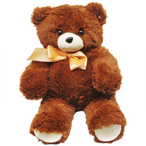 Мягкая игрушка "Медведь Боник", коричневый фото