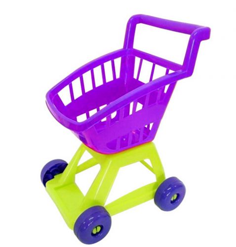 Уцінка.  Візок фіолетова "Супермаркет" - відламане одне кріплення фото