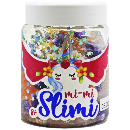 Слайм "Mi-mi Slimi", 150 г, оранжевый+фиолетовый фото