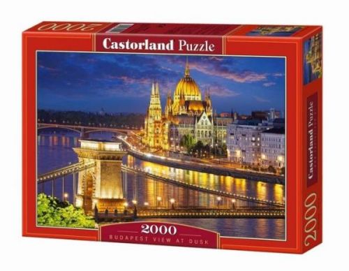 Пазли "Панорама Будапешта в сутінках", 2000 елементів фото
