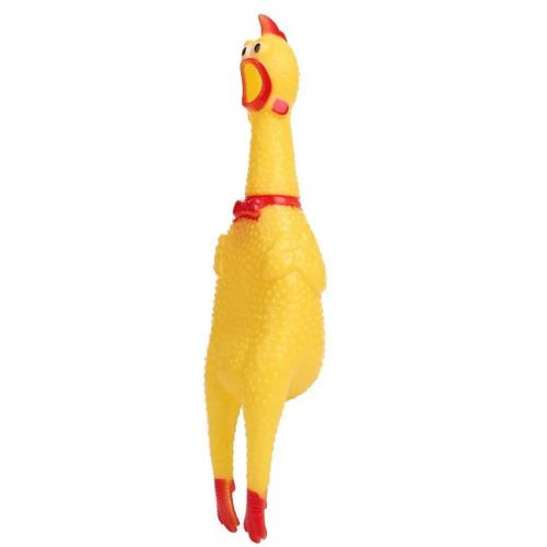 Резиновая игрушка "Кричащая курица" (30 см) фото