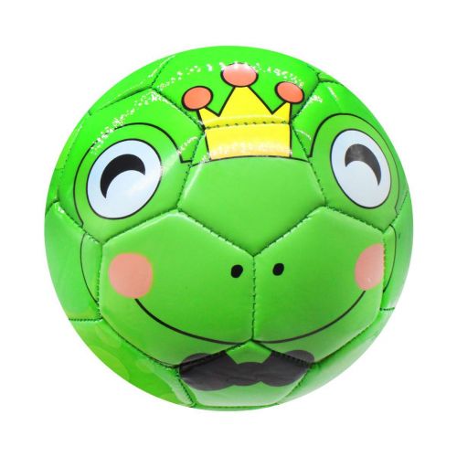 Уценка. Мячик футбольный №2 "Лягушка" (зеленый) - сдувается фото