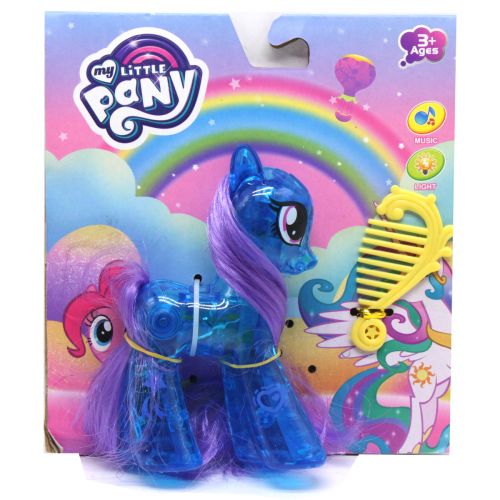 Фігурка "My little pony" зі світлом (синя) фото