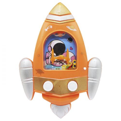 Водная игра с колечками "Ракета", оранжевый фото