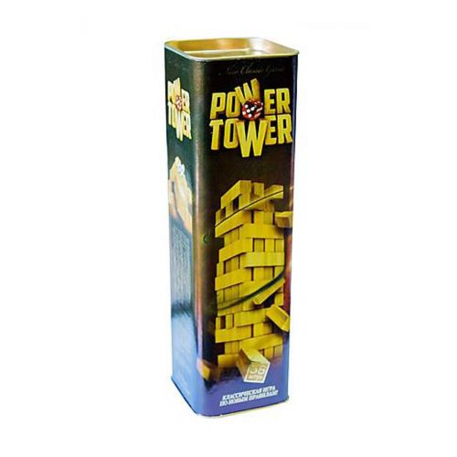 Уценка.  Настольная игра "VEGA POWER TOWER" - Погнутая коробка и крышка фото