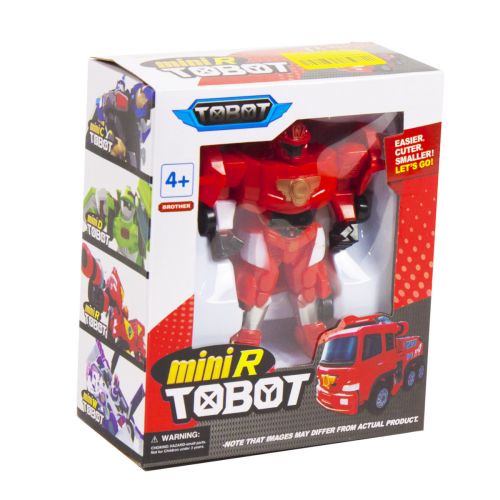 Уцінка.  Фігурка "Tobot mini R" (червоний) - не трансформується у машинку.  тільки фігурка. фото