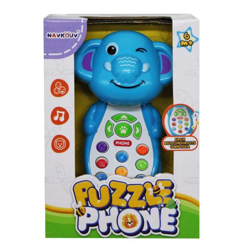 Интерактивная игрушка "Puzzle phone: Слоненок" фото
