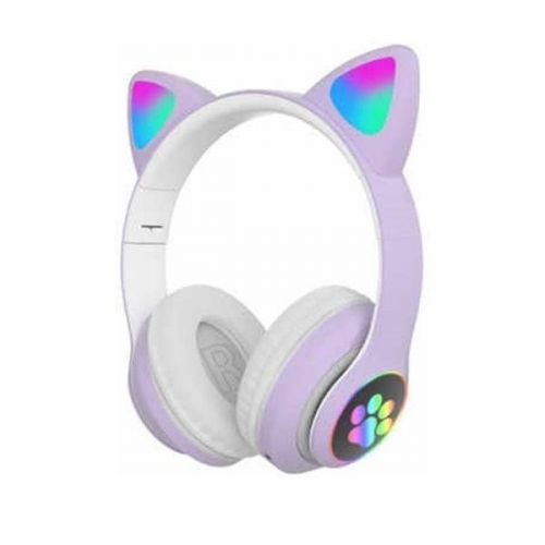 Бездротові навушники "Cat", бузковий фото