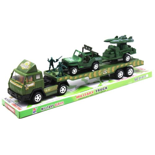 Трейлер-автовоз военный "Military truck" фото