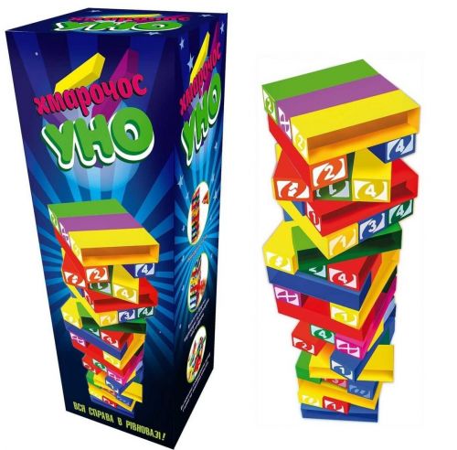 Уценка. Игра 2 в 1 "УНО + Дженга" - повреждена упаковка картинка Уценка. Игра 2 в 1 "УНО + Дженга" - повреждена упаковка фото