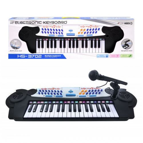 Уцінка.  Синтезатор "Electronic Keyboard" (37 клавіш) - Відсутній блок заряду, не працює 8 кнопок фото