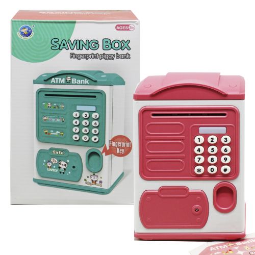 Копилка-сейв "Saving Box" (розовый) картинка Копилка-сейв "Saving Box" (розовый) фото