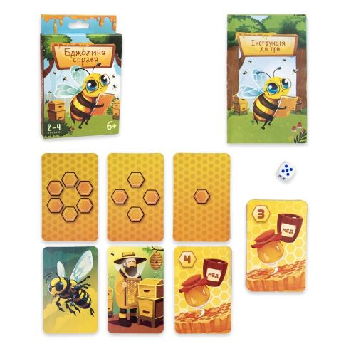 Карткова гра "Бджолина справа" (укр) фото