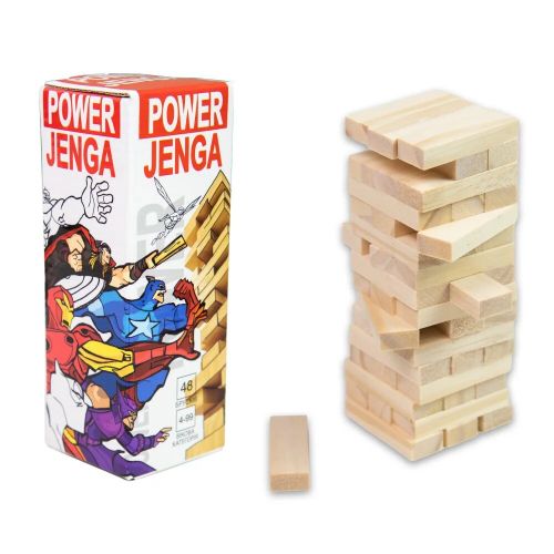 Настольная игра "Power Jenga" 48 брусков, мини (укр) фото