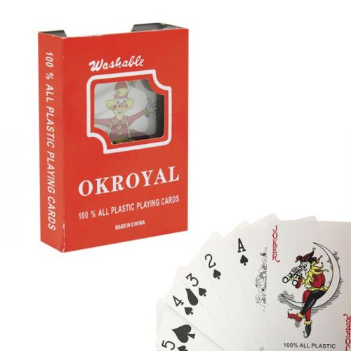 Уценка. Колода карт "Okroyal"  - маленькие трещины на упаковке фото