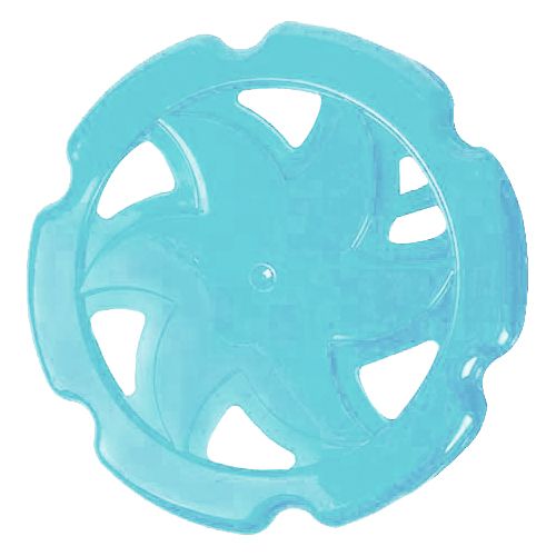 Летающий диск (фрисби) пластиковый, голубой фото