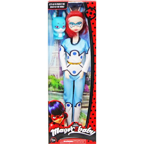 Лялька "Леді Баг: Ріна Руж у блакитному" + фігурка фото