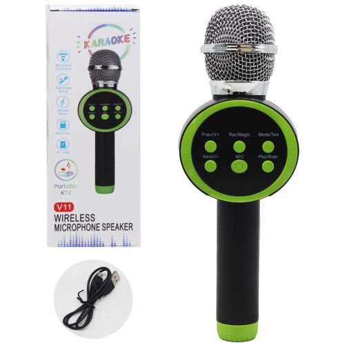 Мікрофон бездротовий "Wireless Microphone", зелений картинка Мікрофон бездротовий "Wireless Microphone", зелений фото