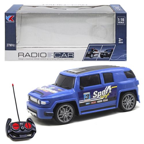 Машинка на радиоуправлении "Sport", синя фото