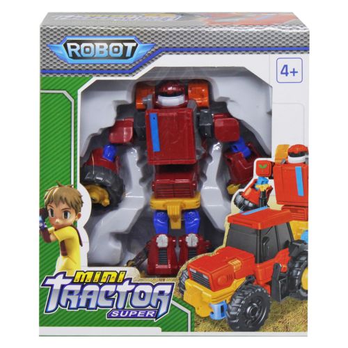 Трансформер "Робот-трактор" (красный) фото