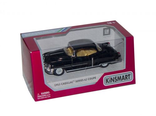 Уценка.  Машинка KINSMART "Cadillac Series 62" (черная) - Повреждена упаковка фото