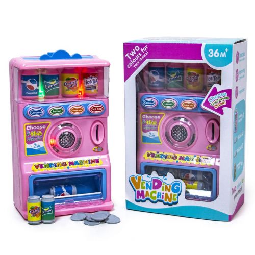 Уценка. Интерактивная игрушка "Автомат с газировкой", розовый  - нет баночек фото