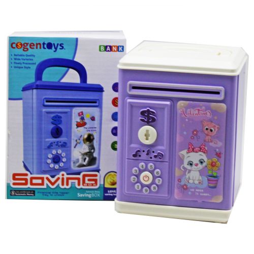 Копилка-сейф с ключиком "Saving box" картинка Копилка-сейф с ключиком "Saving box" фото
