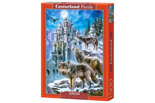 Пазлы "Волки и замок", 1500 эл фото