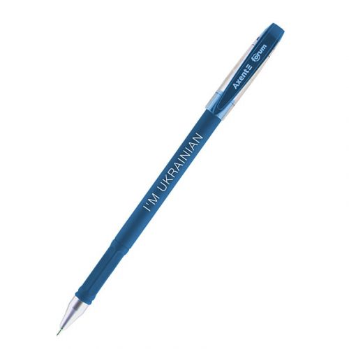 Ручка гелева Forum Iʼm ukrainian, 0,5 мм, синя фото