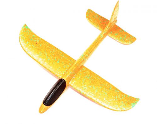 Уцінка.  Метальний планер "Пенолет" 48 см (помаранчевий) - Відламаний хвіст фото