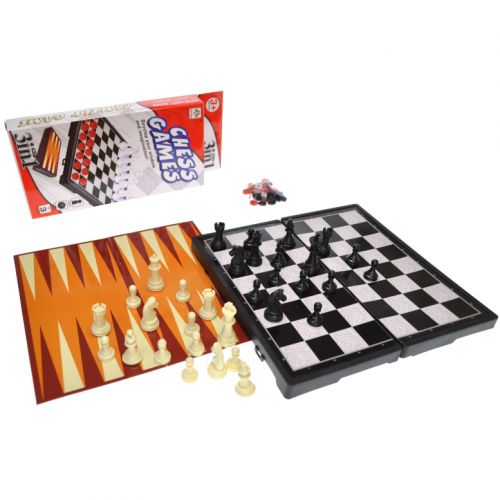 Игровой набор "Family Game: Шахматы 3в1" фото