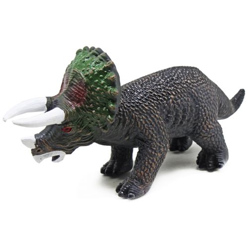Динозавр резиновый "Трицератопс" со звуком фото