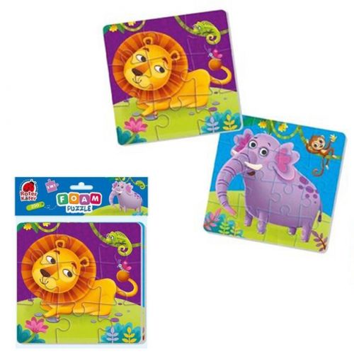 Мягкие пазлы 2в1 "Foam Puzzle: Зоопарк"  мініатюра фото 1