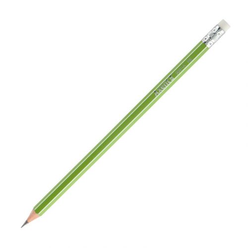 Олівець графітний Axent 9001-А, НВ, ціна за 1 шт, туба фото