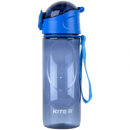 Пляшечка для води, 530 мл, синя фото