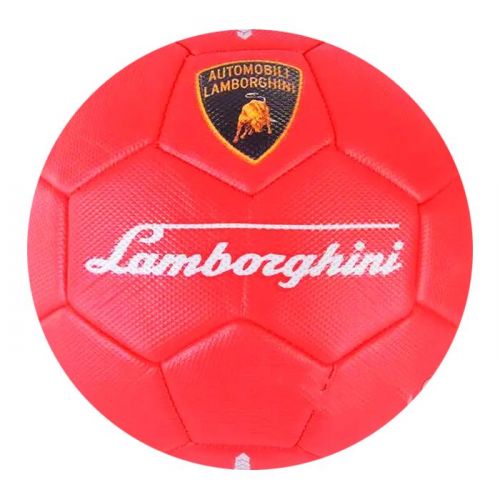 Уценка. Мяч футбольный №5 "Lamborghini", красный сдувает фото