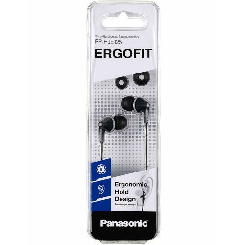 Навушники Panasonic Ergofit RP-HGE 125 чорні фото