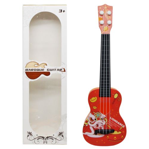 Гитара четырехструнная "Baroque Guitar Дракон", оранжевая фото