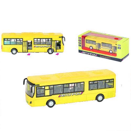 Уцінка.  Автобус із серії "Автопром" (жовтий) - Тріщина на склі фото