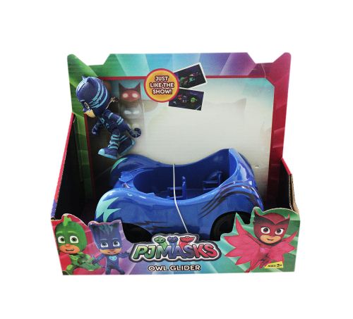 Уцінка.  Герої (синій автомобіль) PJM HE0131 (48шт / 2), в коробці - Не товарний вигляд, розмазана фарба фото