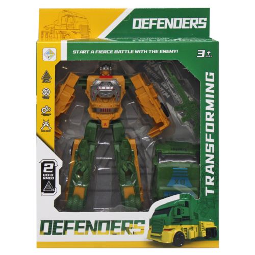 Трансформер пластиковый "Defenders" (зеленый) фото