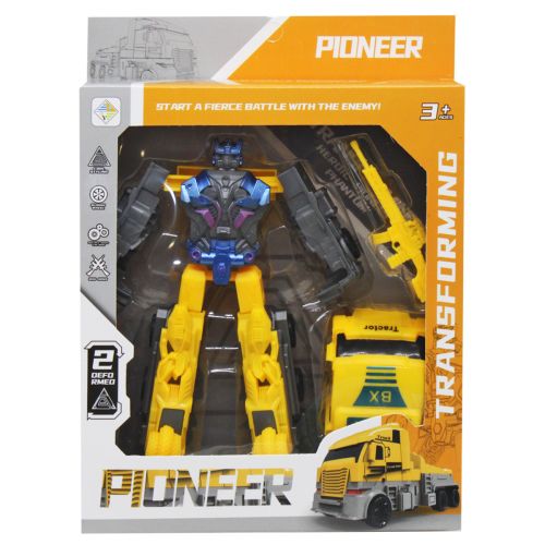 Трансформер пластиковый "Pioneer" (желтый) фото
