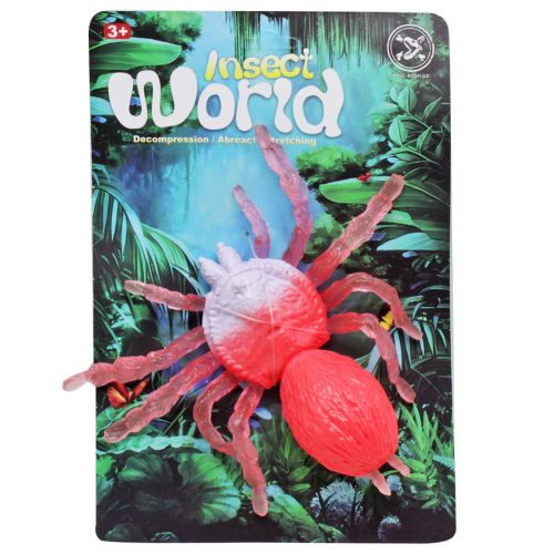 Павук гумовий "Insect world" (рожевий) фото