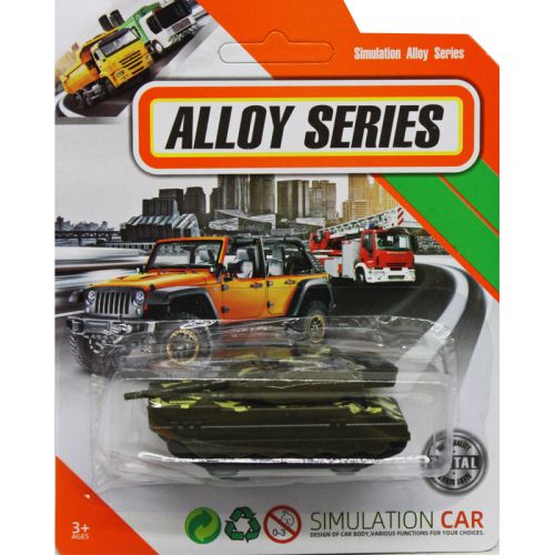 Машинка "Alloy series: Танк" (6 см) фото