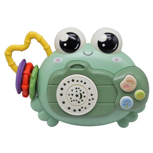 Музична іграшка-брязкальце "Краб" (зелений) фото
