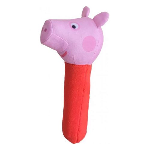 Мягкая игрушка-погремушка "Свинка Пеппа" фото