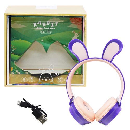 Навушники бездротові "Rabbit" (фіолетовий) фото