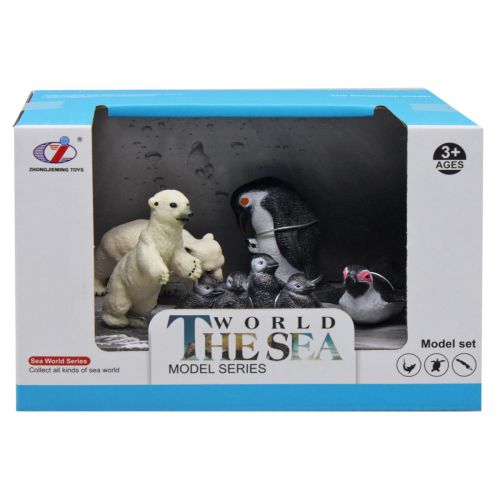 Набор фигурок "World Model Series: Пингвины" (вид 2) фото