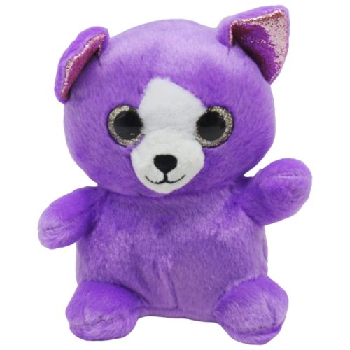 Мягкая игрушка-глазастик "Песик" фиолетовый фото